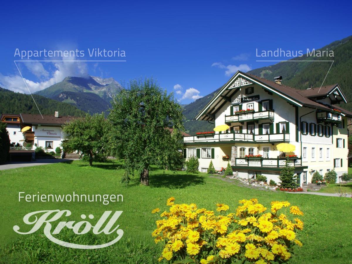 Ferienwohnungen Kroll - Appartements Viktoria Und Landhaus Maria Mayrhofen Ngoại thất bức ảnh