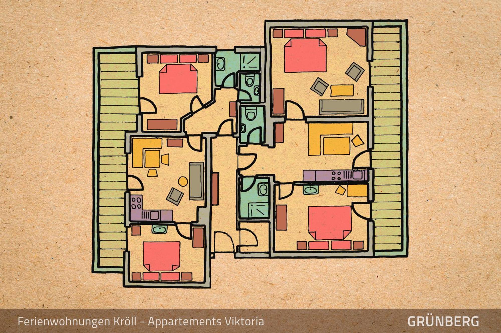 Ferienwohnungen Kroll - Appartements Viktoria Und Landhaus Maria Mayrhofen Phòng bức ảnh