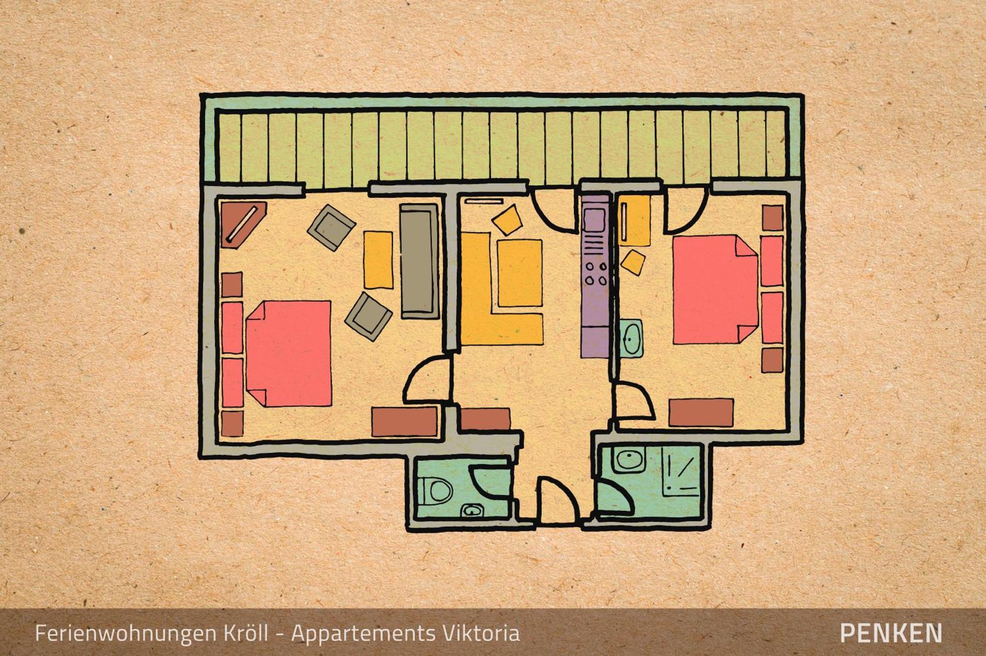 Ferienwohnungen Kroll - Appartements Viktoria Und Landhaus Maria Mayrhofen Phòng bức ảnh